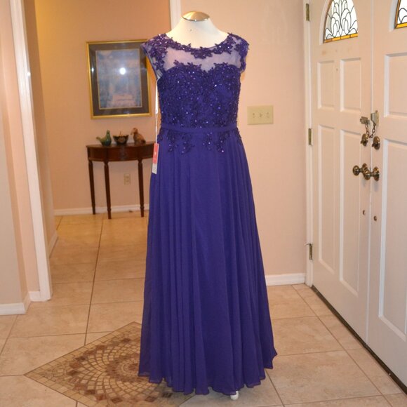NEW JJs House Dress Mother of the Bride / Groom Bridesmaid Size 16 Gown Regency - Picture 12 of 16